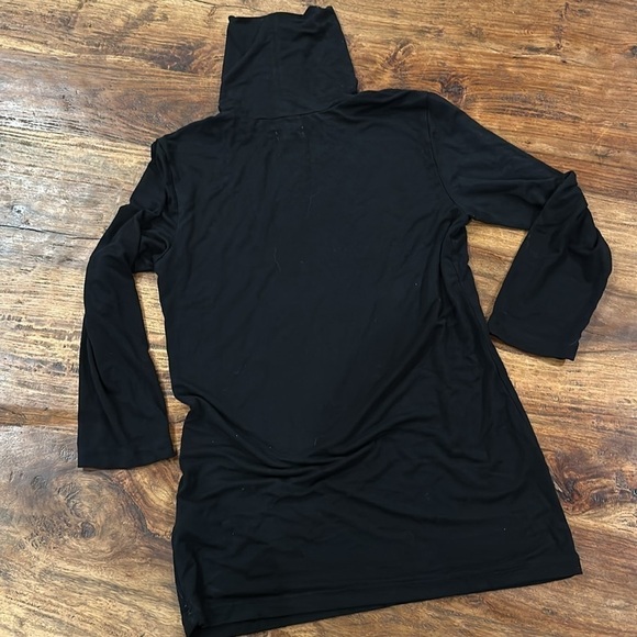 L'Agence Aja 3/4 sleeve Black Turtleneck Top in Black SzPSmall - Picture 9 of 11